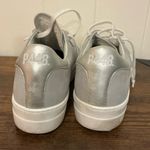 P448 HTF Sold Out Size EU42 US 11 Women’s Gray P488 Thea Platform Leather Sneakers Photo 3