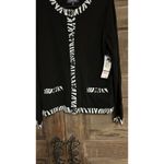 Jones New York Jones of New York Black Sweater Jacket with Zebra Print Trim Size 2X Photo 2