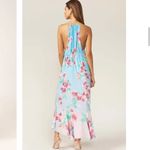 Adelyn Rae Maisy Floral Halter Midi Dress Photo 1