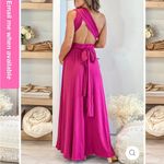 Saved by the Dress NWT MAGENTA MULTI TIE MATERNITY MAXI DRESS - SOLD OUT ONLINE Photo 1