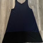 LILLA P size Small Navy Blue with Black Bottom lightweight dress Photo 4