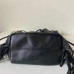 Victoria's Secret NEW Victoria’s Secret faux leather black fringe‎ tassel backpack purse bag Photo 6