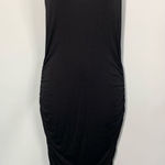 IMG Women's Tank Pullover Ruched Bodycon Dress Black Medium Photo 0