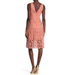 ASTR  Dusty Pink All Lace Dress Photo 4