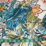 Ruby Rd . size 12 women's 3/4 sleeve jacket beaded neckline tropical pattern NWT Photo 4