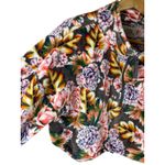 Urban Outfitters Outfitters Angela Cozy Floral Fleece Quarter Zip Pullover Size Medium Photo 7