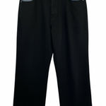 Moon River - Anthropologie two-tone, wide-leg jeans Size L the 90s/Y2K era. Photo 0