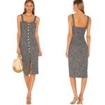 Lovers + Friends NWT REVOLVE  Wolfe Tweed Midi Dress with Pearl Buttons Size L Photo 1