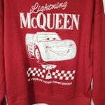 Disney Lightning McQueen red sweatshirt women size medium Photo 3