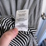 Anthropologie  Dolan Black White Striped Knit Hi Lo Cowl Neck Maxi Dress Small Photo 7