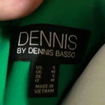 Dennis Basso Water Resistant Button Front Kelly green Jacket small Photo 6