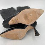 Stuart Weitzman Parton Knee High Boots Black Croc Embossed Size 5 NWOB Photo 2