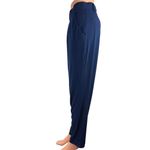 EXPRESS  Blue Mid Rise Stretchable Straight Leg Career Pleated Dress Pants Size M Photo 1