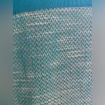 Talbots NWT Blue and White Tweed Structured Ribbon Bow Waist Shift Dress 14P Photo 6