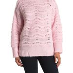 Nordstrom Frnch Paris Cable Knit Turtleneck Sweater Blouse Photo 0