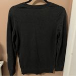 Quince  Women's Charcoal Grey V-Neck Sweater Photo 2