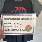 The North Face  Womens XL Raglan T Shirt Gray Blue Red Logo Outdoor Casual Photo 1