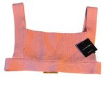 JLUXLABEL  cropped top adjustable belted back peachy pink XL NEW stretch Photo 1