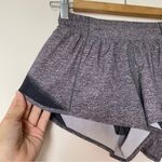Lululemon Hotty Hot Lined Active Short II 2.5" Heather Lux Multi Gray/Black Sz 4 Photo 3