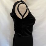 Y2K Shani CutOut Twist Satin Dress Sz 4 Holiday Glam Party Bow Mob Wife Black Photo 11