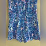 Lilly Pulitzer Jace Strapless Romper Boca Blue Sailabration size Large $138 Photo 13