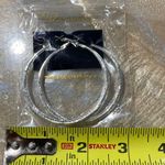 Stainless Steel Post Round BIG Chunky Tube Silver Earrings Hypoallergenic 6C Photo 0