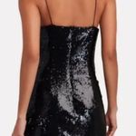 Ronny Kobo Lindsay Black Sequin Bow Mini Dress Photo 2