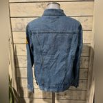 Forever 21 Gadsden Flag Patch Classic Blue Denim Jacket Size Small Photo 2