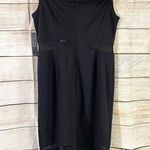 New York And Company Ny&C mesh panel off shoulder mini black dress women Size Medium Photo 11