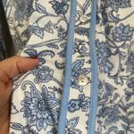 J. Jill Cotton Tencel Modal Soft Touch Knit Top Long Sleeve Sz M Tall Blue Size M Photo 5