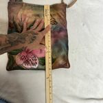 Anuschka Vintage  Artistic Floral Handmade Leather Crossbody Bag Photo 7
