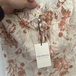 Prómesa Promesa Flowers In The Wind Mini Smocked Baby Doll Dress Cream Orange FLORAL S Photo 6