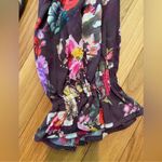 Tolani NWT  Collection Button Down Long Sleeve Ruffle Cuff Amity Floral top Sz M Photo 4