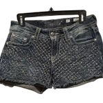 Miss Me  Rhinestone Denim Jean Cut Offs Shorts 27 JE5830H2 Photo 0