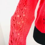 Woven Heart NWT Nordstrom  Pink Loose Knit Sweater Photo 2