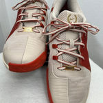 Nike ‎ GP Challenge 1 PRM Women’s Tennis Shoes Sz 12 Sail Red Gold Air Zoom Photo 0