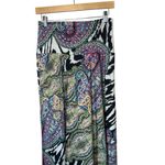 Sunny Leigh Maxi Skirt Small Mixed Print Zebra Animal Boho Gypsy Stretch Artsy Photo 1