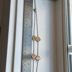 Anthropologie Rose gold clover necklace  Photo 6