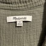 Madewell  Lightspun Belted Safari Romper Size Small Photo 3