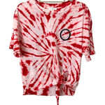  Tie Dye Graphic Tie Front Tee Red (Sandro 2 -‎ Medium) Photo 0