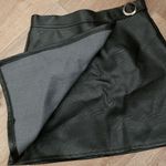 Women Sheepskin shorts autumn Leather skirt Black Size M Photo 3