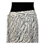 Anthropologie Kachel X Collaboration Black White Tiered Flowy Midi Skirt Size 4 Photo 2