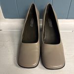 Aerosoles  Women's Size 8 Taupe Tan Square‎ Toe Block Heels Shoes Vintage Y2K Photo 3