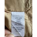 Cynthia Steffe  Women’s Size 4 OLIVE 100% LINEN Ruffle Blazer Jacket Button Front Photo 8