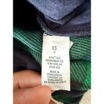 Aerie | NWT Flannel Plaid Romper in Green Blue | Sz XS Photo 9