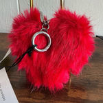 Rebecca Minkoff A HTF NWT Rare  Heart Coin Pouch Bag Charm Small Zip Wallet Photo 0