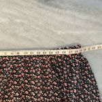 SheIn  Curve Size 4X Black Pink Floral Elastic Waist Flowy Mini Skirt Photo 7