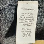 Ellen Tracy Tunic Sweater 100% Merino Wool Cardigan Women Gray Long Sleeve Belt Photo 15