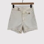 Free People We The  Womens Shorts White Sammi Retro Denim Casual Jean Size 28 Photo 1