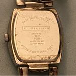 RJ Graziano Chunky Curb Chain Link Watch Stainless Steel Silver Tone Not Working Photo 4